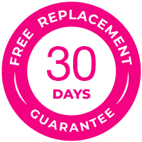 30 Day Fit Guarantee, Free Replacements