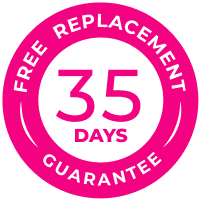 35 Day Fit Guarantee, Free Replacements