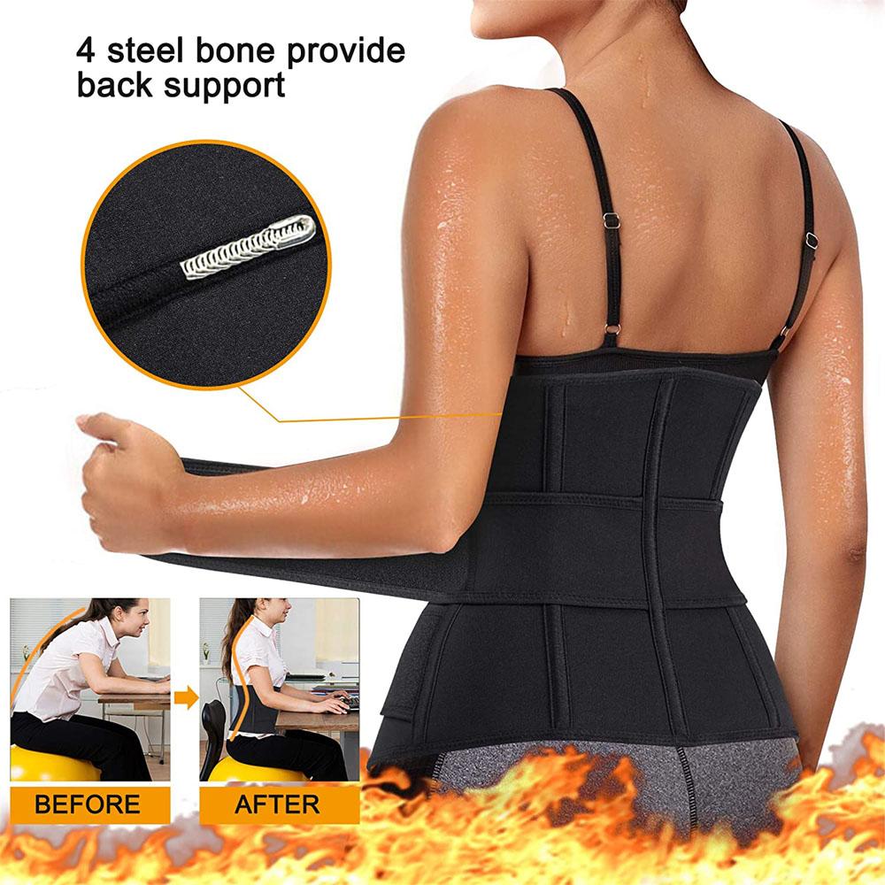 3 Straps Sauna Hot Waist Trainer Belt For Women Workout - Nebility3 Straps Sauna Hot Waist Trainer Belt For Women Workout - Nebility